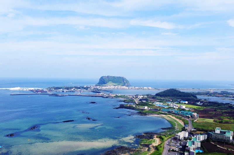 성산 일출봉까지의 드라이브