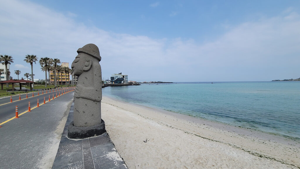 협재 해변 드라이브