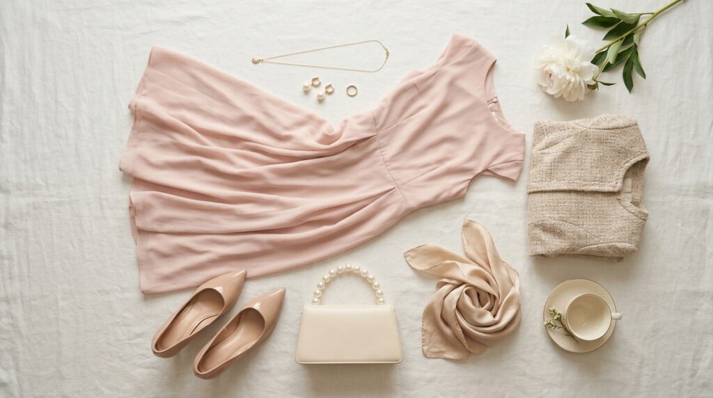 Outfit laid out on background 202605071813