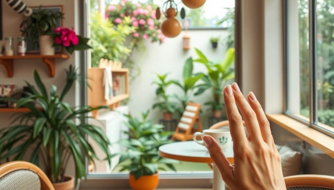 강화도 갈만한곳 - vintage styled cafe interior with lush garden in Ganghwado, cozy travel destination atmosphere