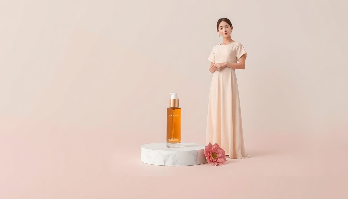 5월 결혼식 하객룩 - Korean woman full body shot with face visible, wearing elegant pastel midi dress as wedding guest outfit, outdoor spring wedding garden background, natural hands holding clutch bag