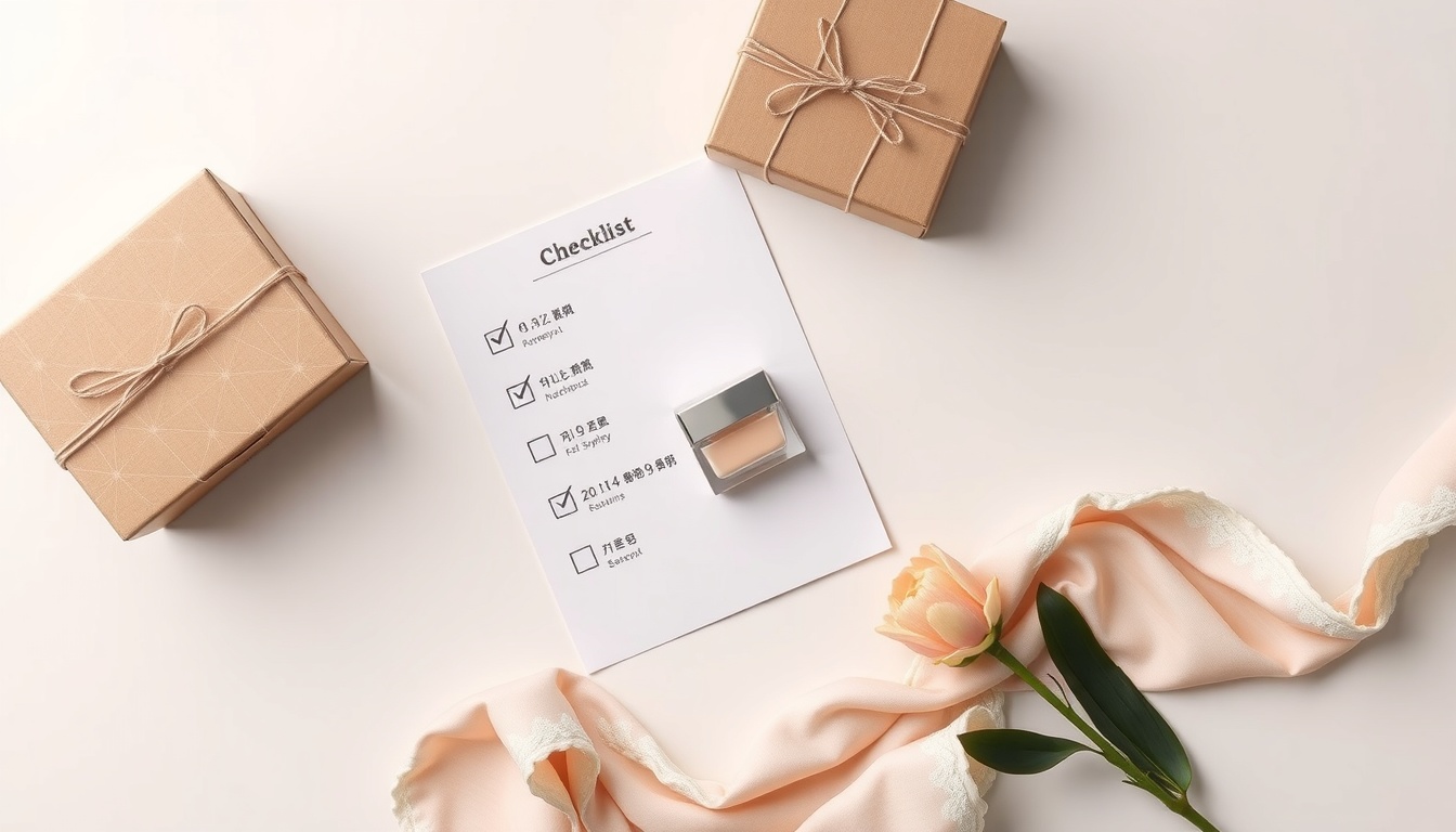 이사 준비 - flat lay of moving checklist, cardboard boxes, and sticky notes on white desk, moving preparation concept