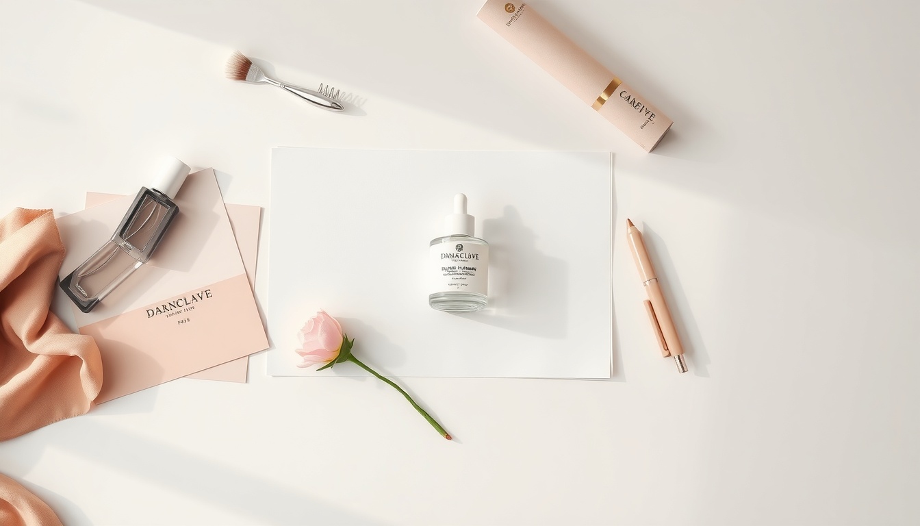 로고 디자인 - flat lay of logo design sketches, color swatches and design tools on white desk, logo design concept 2026