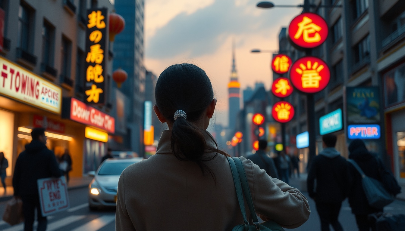 여행 짐싸기 - Korean woman upper body shot with face visible, organizing travel clothes with packing cubes in bright bedroom, natural hands, travel packing concept