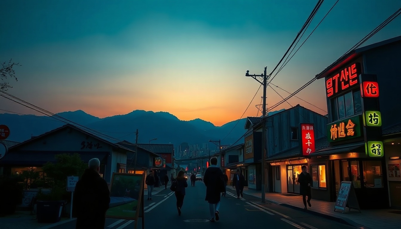 국내 여행지 추천 여행 - scenic Korean coastal town travel destination in summer, small city travel in South Korea, bright blue ocean view