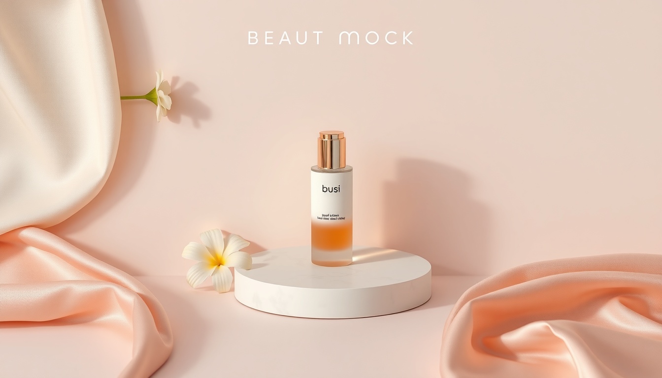 목업 디자인 - professional mockup design portfolio layout showing branding materials like business cards and packaging on a neutral background