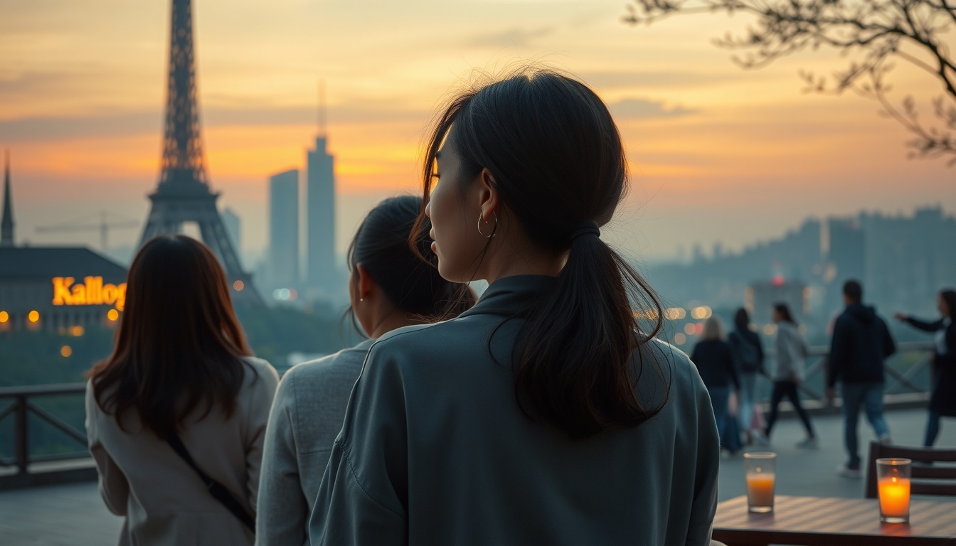 얘들아 소풍 - Korean women friends upper body shot with face visible, enjoying outdoor picnic on green grass in spring, natural hands holding snacks