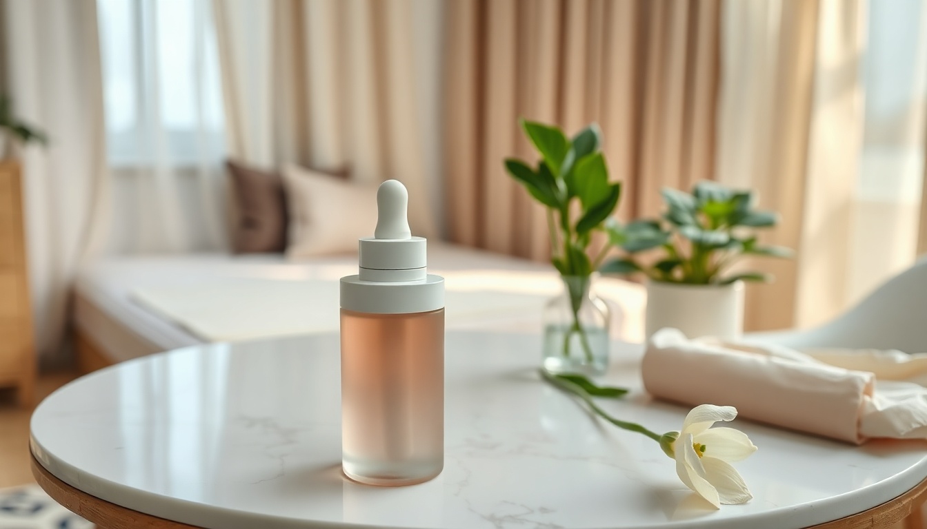 자취방 인테리어 - cozy studio apartment room with warm lighting, beige interior, small plants and decorative items, apartment interior styling