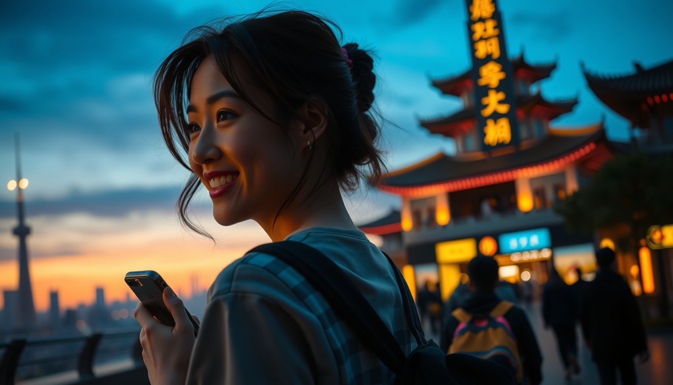 유통딜리버리 롯데 - Korean woman upper body shot with face visible, smiling while using smartphone for online shopping at home, natural hands