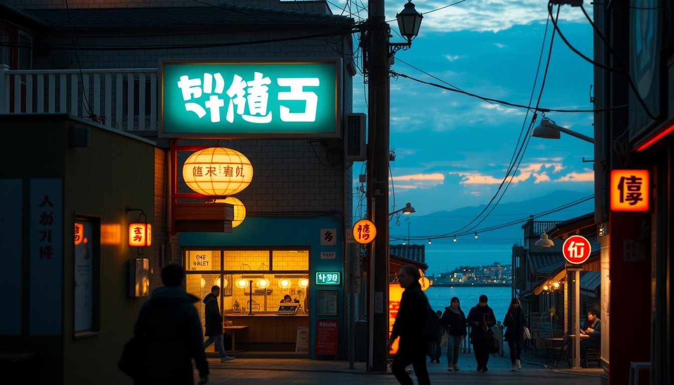 세계유산위원회 열리는 - Busan Huinyeoul Culture Village alley with ocean view, colorful walls and cafes, travel photography