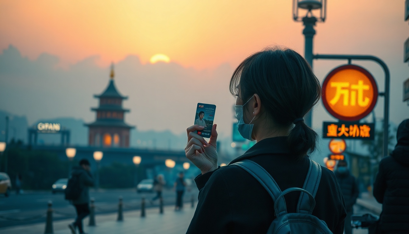 더밸류 브리핑 - Korean woman upper body shot with face visible, smiling while comparing credit cards at a bright cozy desk, natural hands, smart travel planning concept