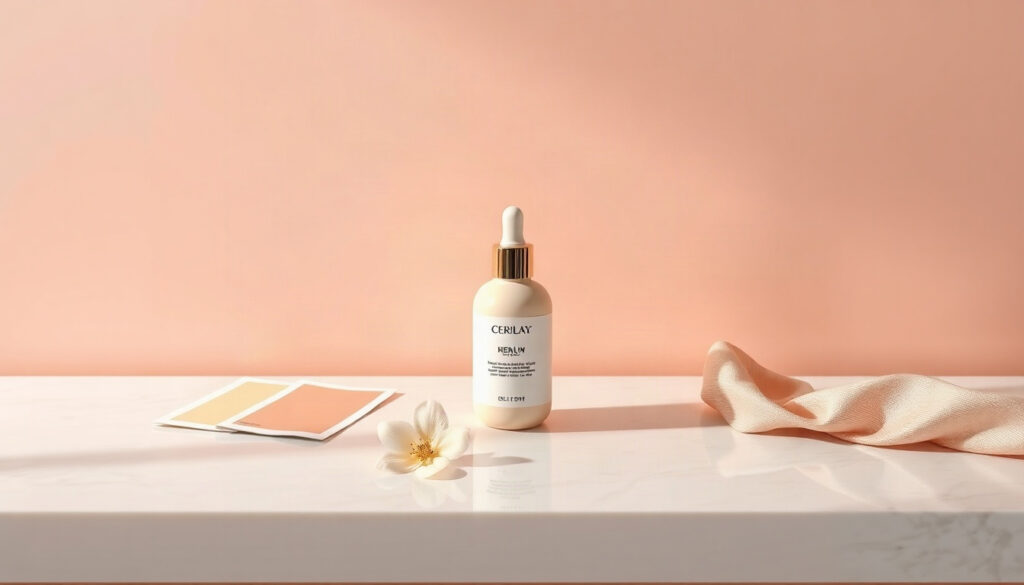 디자인 트렌드 - flat lay of design mood board with color swatches, typography samples, and tablet showing 2026 design trend concepts on white desk