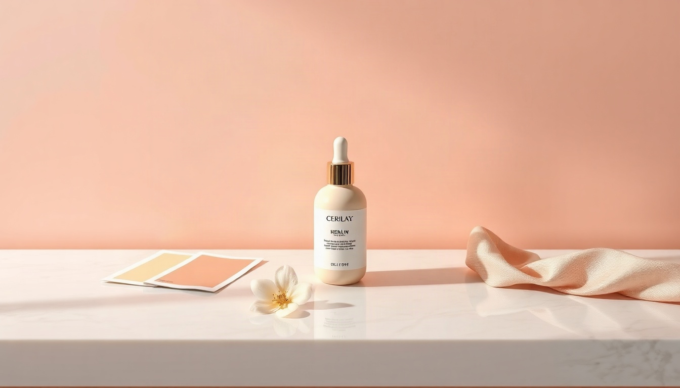 디자인 트렌드 - flat lay of design mood board with color swatches, typography samples, and tablet showing 2026 design trend concepts on white desk