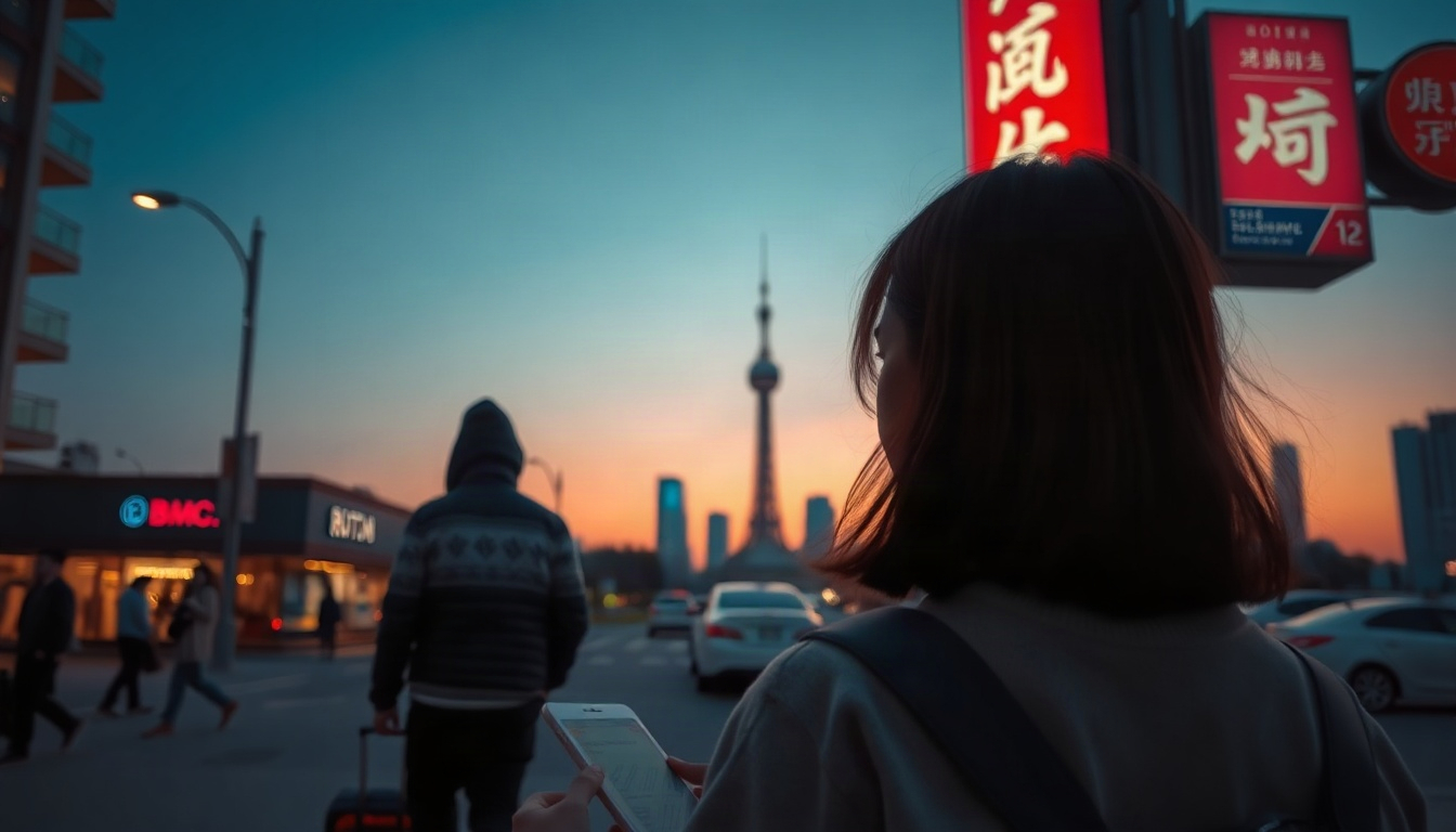 항공 숙소 - Korean woman upper body shot with face visible, checking flight and hotel booking app on smartphone at airport lounge, natural hands, cozy travel mood