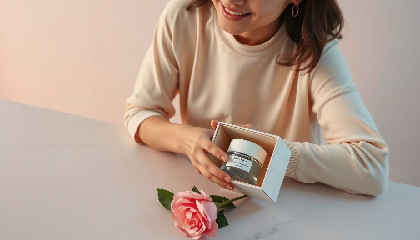 이사 준비 - Korean woman upper body shot with face visible, smiling while unpacking moving boxes in bright new apartment living room, natural hands, warm autumn sunlight, moving preparation concept